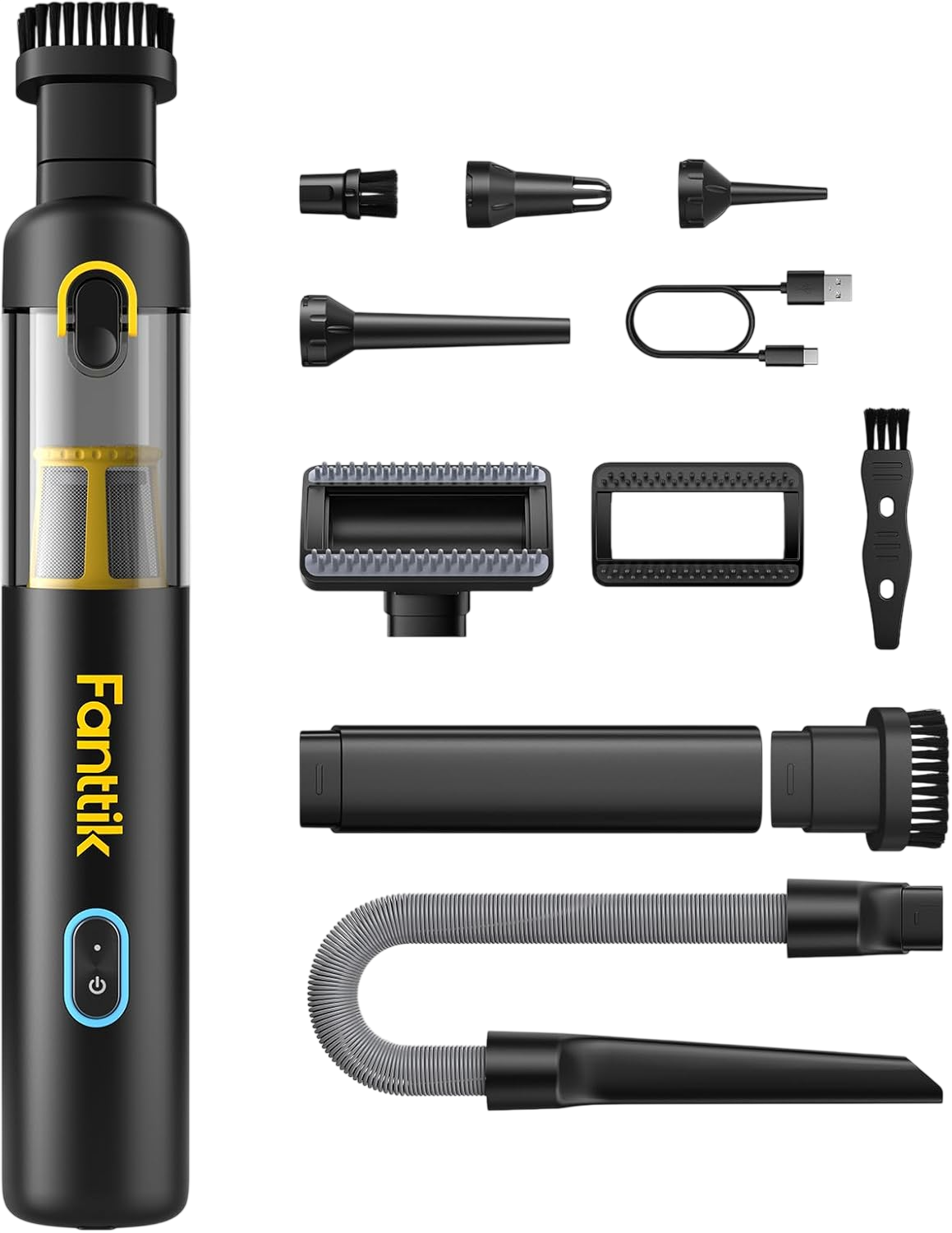 Fanttik Vacuum Slim V8 APEX Car Vacuum, 4-in-1